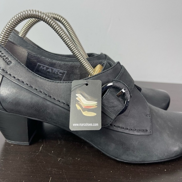 Marc Art of Walking Black Leather Shoes size 42 - Picture 8 of 9